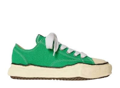 Maison MIHARA YASUHIRO PETERSON VL OG Sole Canvas Low-top Sneaker "Green"