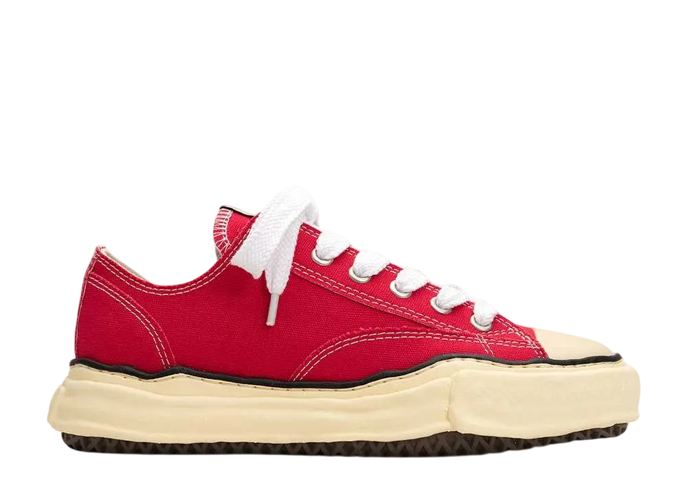 Maison MIHARA YASUHIRO PETERSON VL OG Sole Canvas Low-top Sneaker "Red"