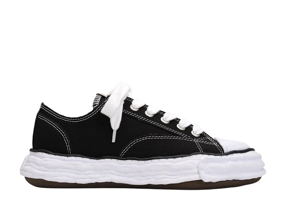 Maison MIHARA YASUHIRO PETERSON 23 OG Sole Canvas Low-top Sneaker "Black"