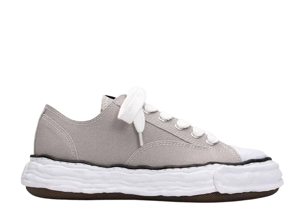 メゾンミハラヤスヒロ ピーターソン23 OG ソール キャンバス ロートップ スニーカー "グレー" (A11FW702)