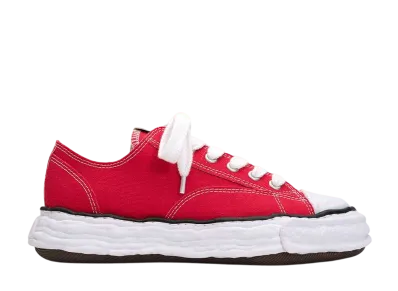 Maison MIHARA YASUHIRO PETERSON 23 OG Sole Canvas Low-top Sneaker "Red"