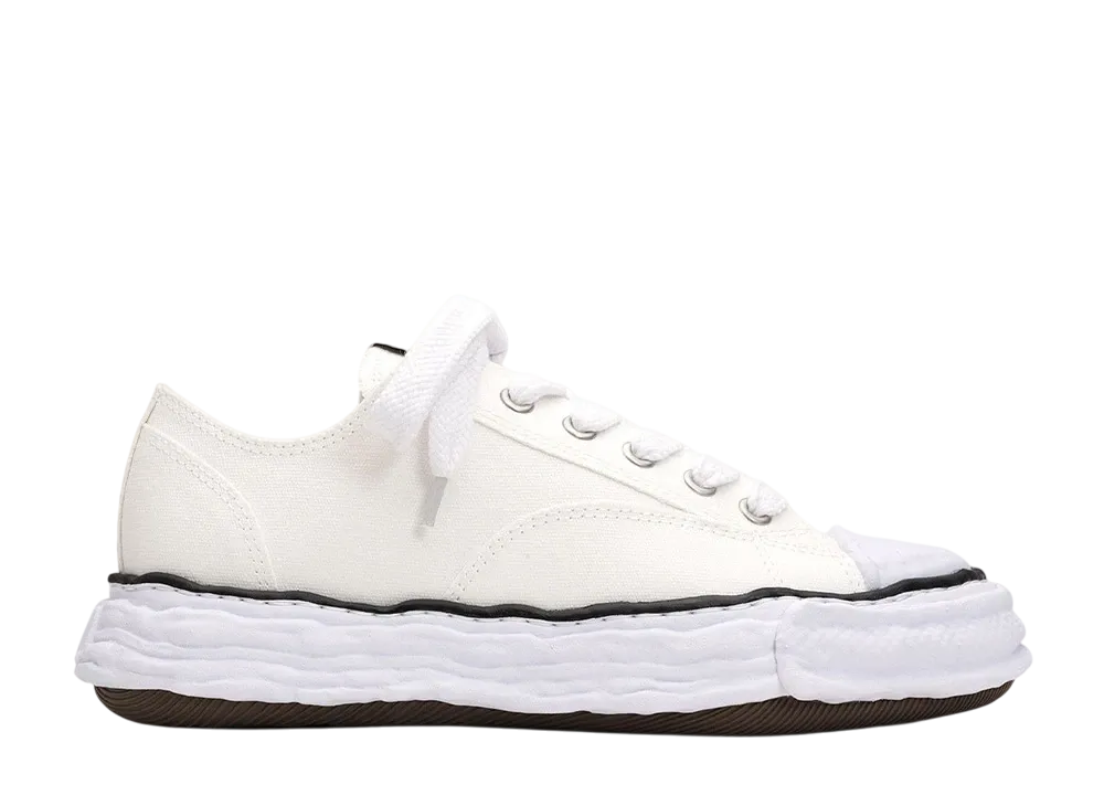 メゾンミハラヤスヒロ ピーターソン23 OG ソール キャンバス ロートップ スニーカー "ホワイト" (A11FW702)