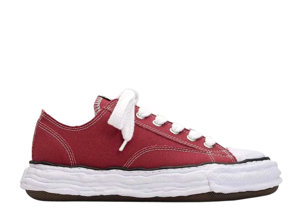 Maison MIHARA YASUHIRO PETERSON 23 OG Sole Canvas Low-top Sneaker "Bordeaux"