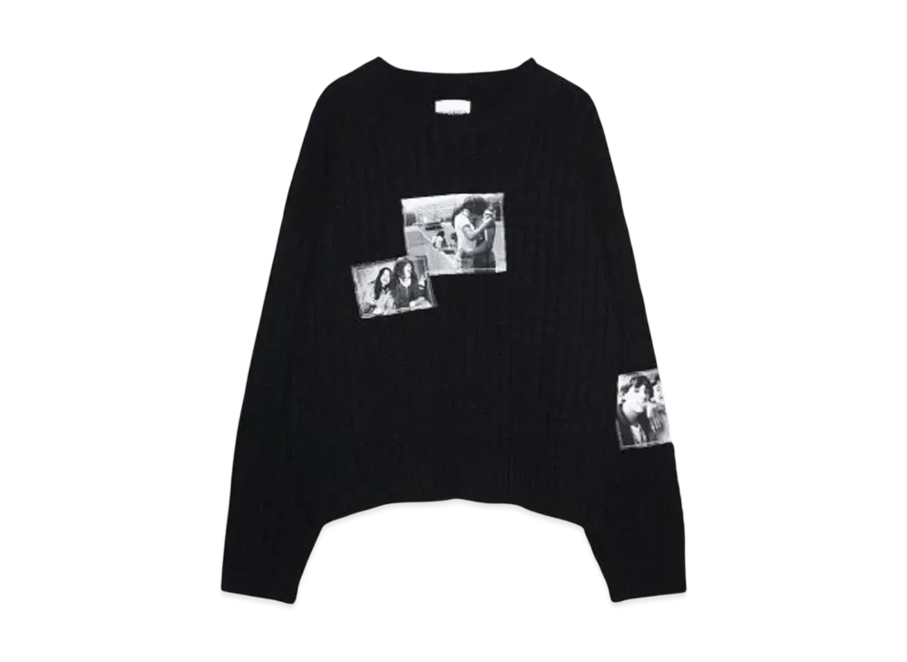 TAKAHIROMIYASHITATheSoloist. crew neck sweater.(low) "BLACK"