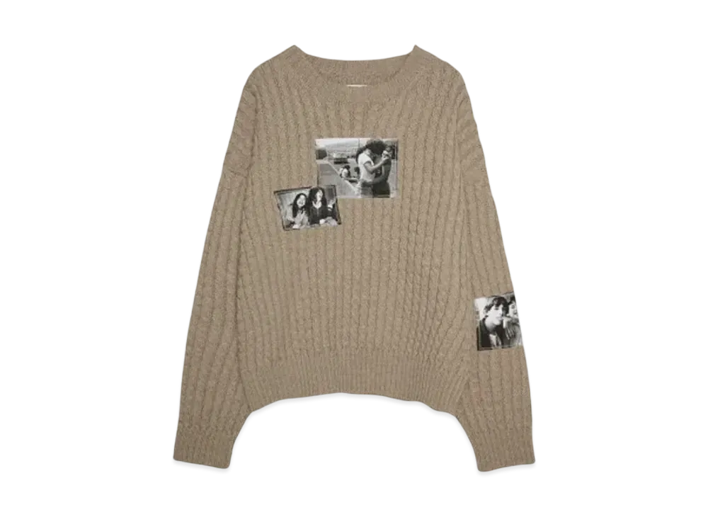 TAKAHIROMIYASHITATheSoloist. crew neck sweater.(low) "BEIGE"