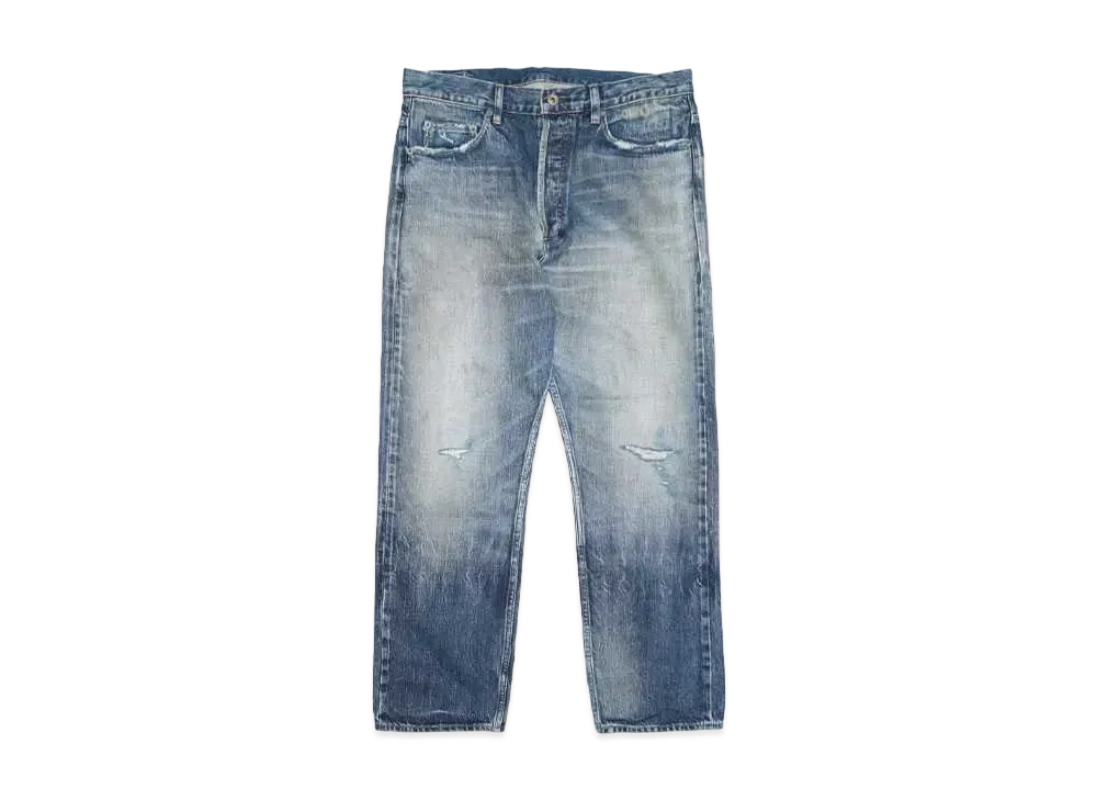 MADNESS AGING DENIM PANTS . REGULAR "INDIGO"