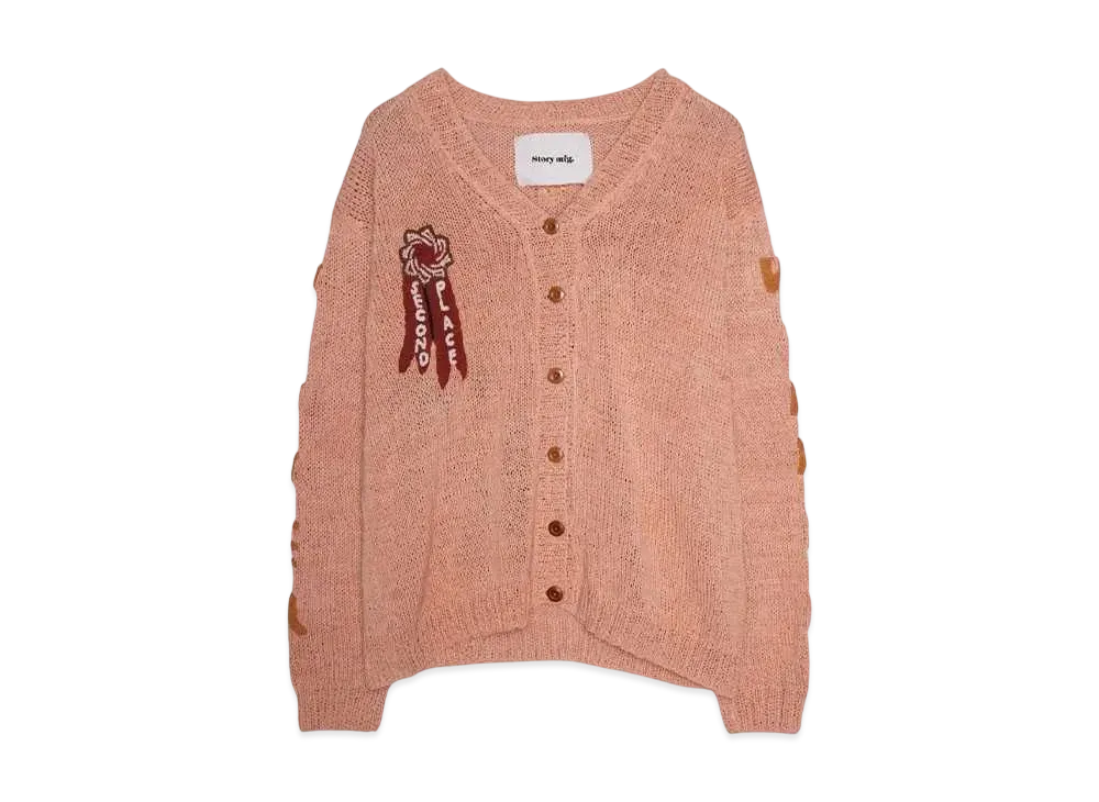 STORY mfg. TWINSUN CARDIGAN "PINK CONTEST"