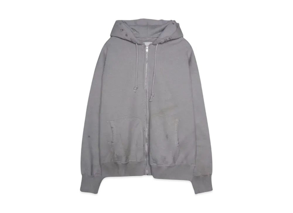 BOW WOW ZIP SWEAT HOODIE AGING "GRAY AGING"