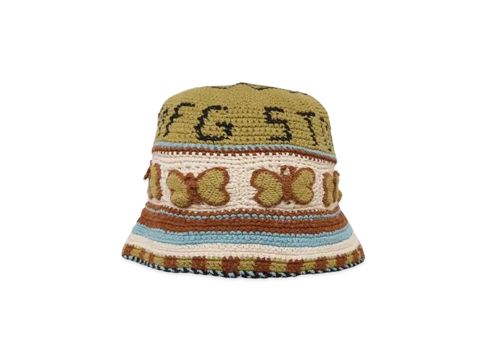 STORY mfg. BREW HAT "OLIVE BUTTERFLY"