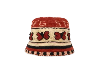 STORY mfg. BREW HAT "RED BUTTERFLY"