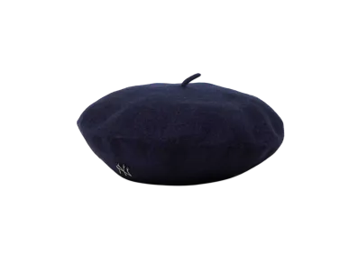 NEW ERA Wool Beret New York Yankees Metal Pin "Navy"