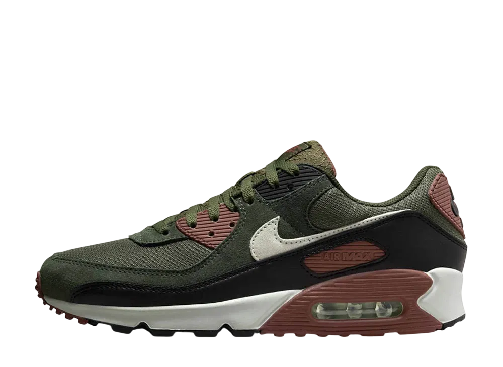 Nike Air Max 90 "Cargo Khaki/Red Sepia/Sequoia/Light Silver"