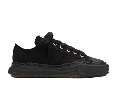 Maison MIHARA YASUHIRO PETERSON OG Sole Canvas Low-top Sneaker "Black/Black"