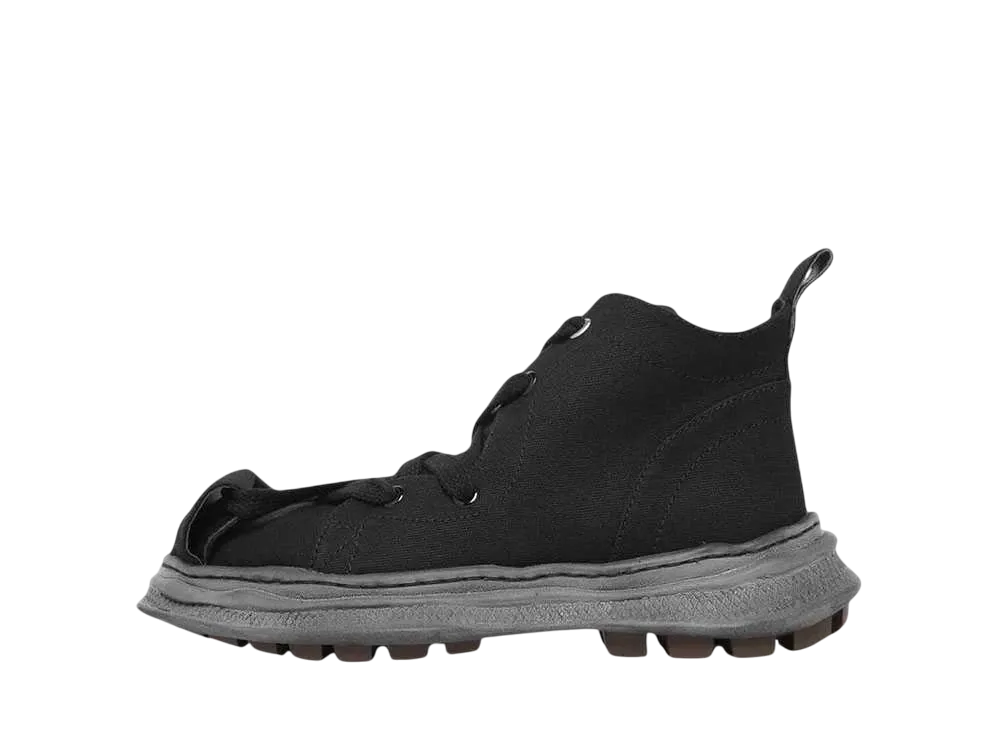 Maison MIHARA YASUHIRO x beauty:beast ROLL-TOE STAINING SHOES feat. Maison MIHARA YASUHIRO "BLACK×BLACK"