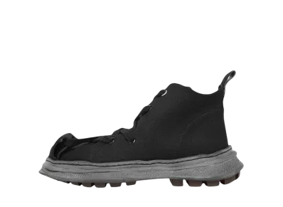 Maison MIHARA YASUHIRO x beauty:beast ROLL-TOE STAINING SHOES feat. Maison MIHARA YASUHIRO "BLACK×BLACK"