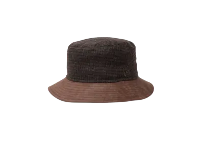 NEW ERA Bucket 01 Gun Club Check Suede Brim "Brown/Dark Brown"