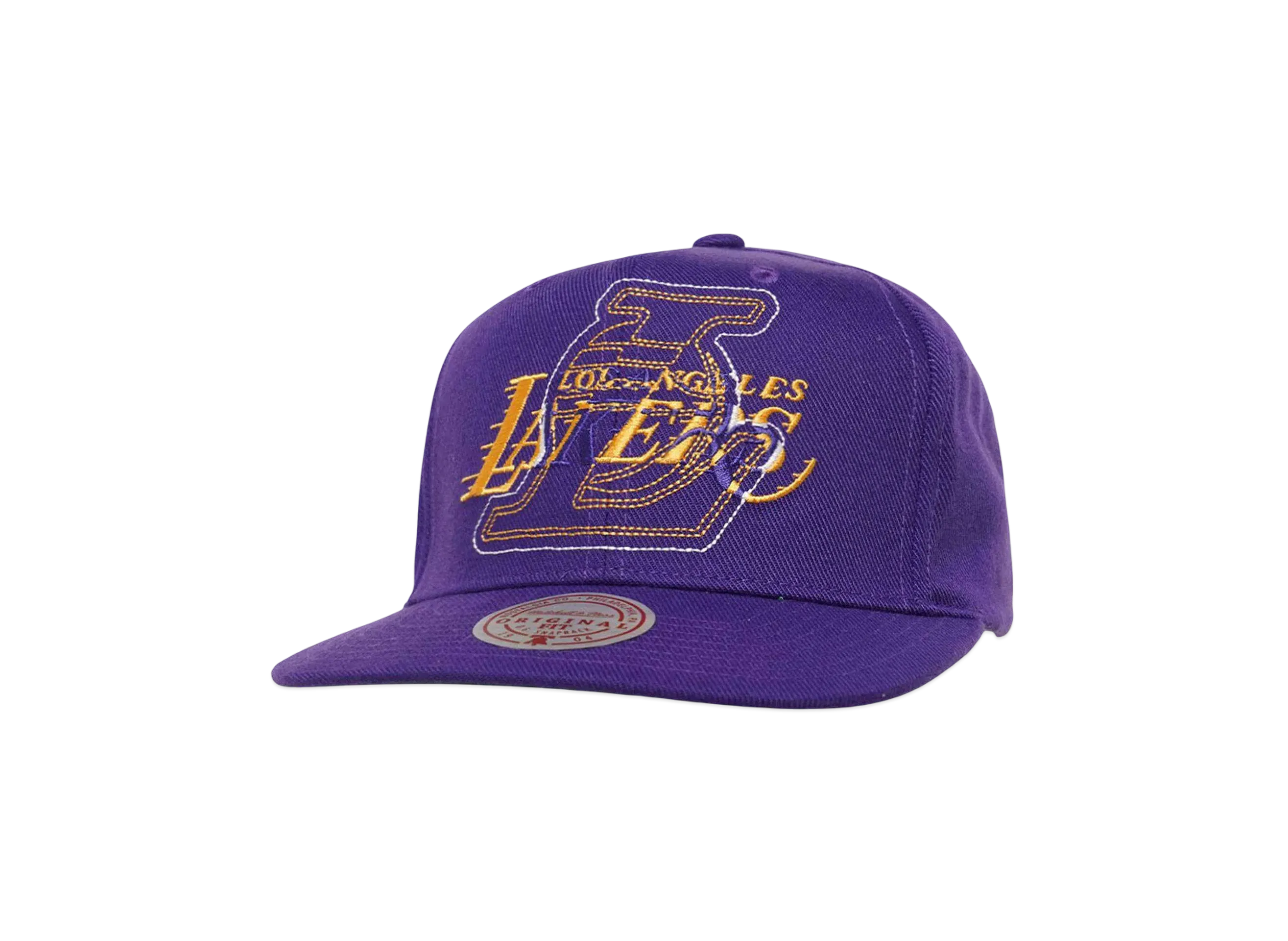 Mitchell&Ness NBA DOUBLE UP SNAPBACK LAKERS "PURPLE"