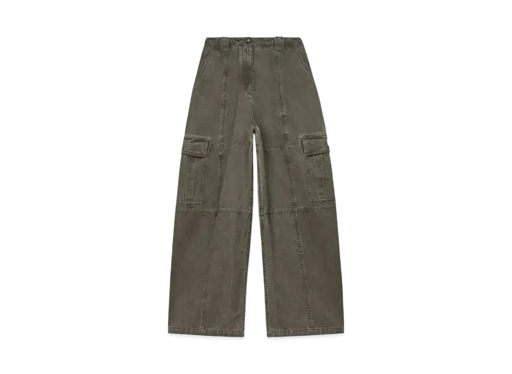 KENZO Cargo Pants In Cotton Canvas "Taupe"