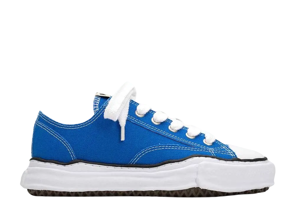 メゾンミハラヤスヒロ ピーターソン OG ソール キャンバス ロートップ スニーカー "CLブルー" (A01FW702)