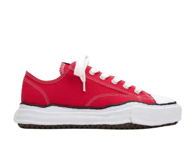 Maison MIHARA YASUHIRO PETERSON OG Sole Canvas Low-top Sneaker "Red"