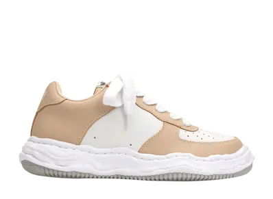 Maison MIHARA YASUHIRO WAYNE OG Sole Leather Low-top Sneaker "Beige/White"