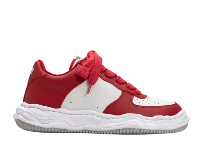 Maison MIHARA YASUHIRO WAYNE OG Sole Leather Low-top Sneaker "Red"