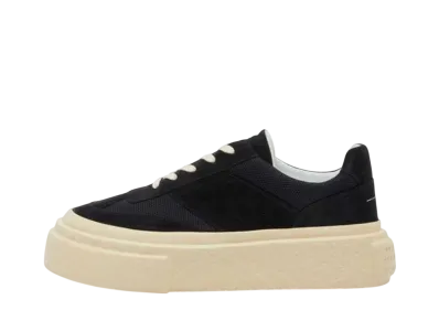 メゾンマルジェラ ウィメンズ チャンキーガンベッタスニーカー "ブラック"