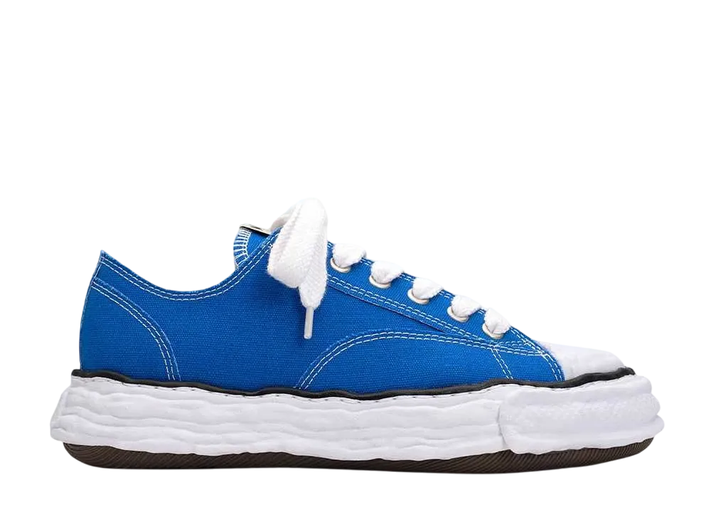 メゾンミハラヤスヒロ ピーターソン23 OG ソール キャンバス ロートップ スニーカー "CLブルー" (A11FW702)