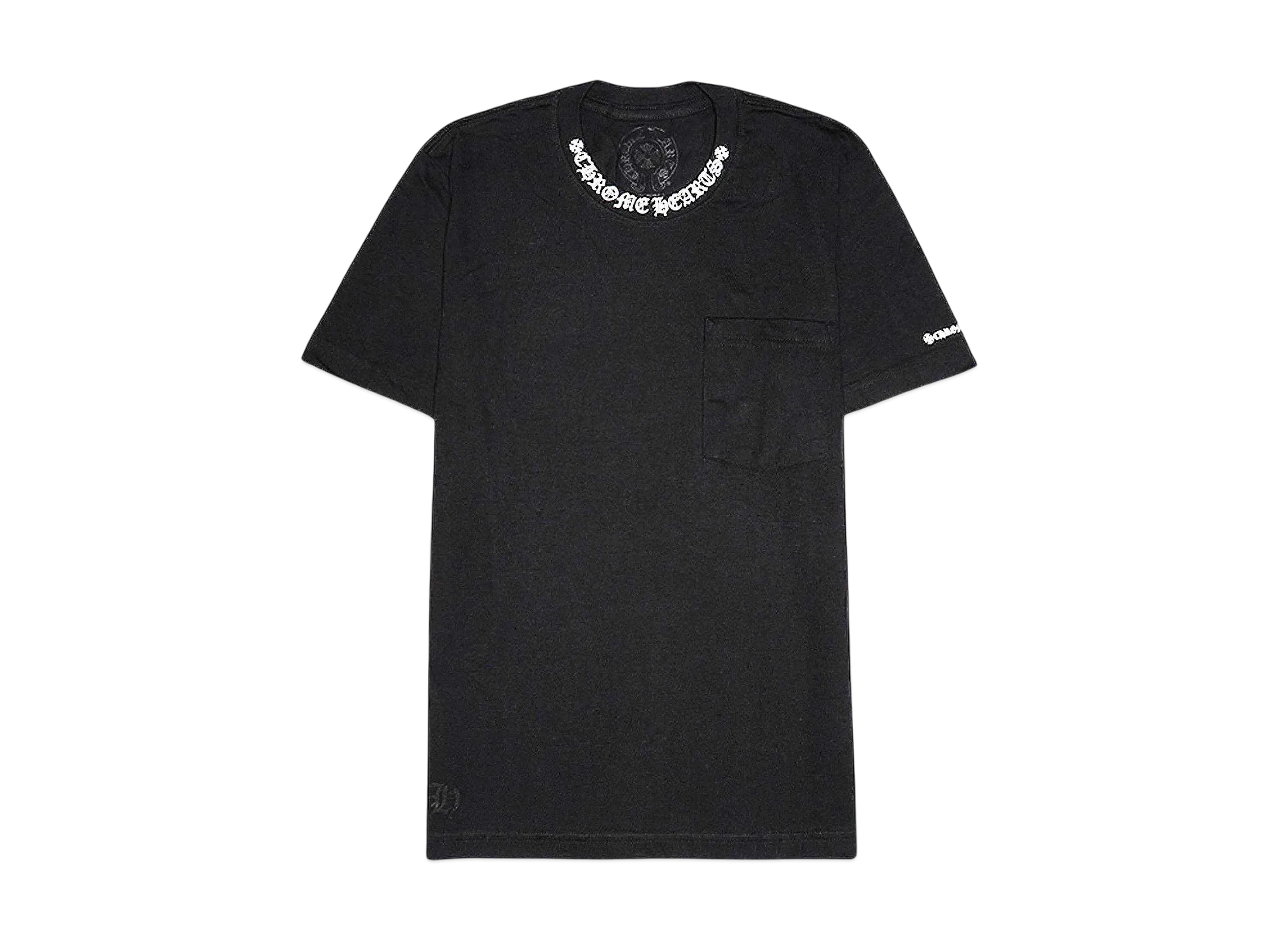 Chrome Hearts Neck Logo S/S T-Shirt "Black/White"