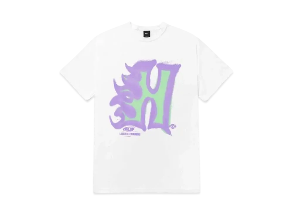 HUF Spring 24 Heat Wave Tee "White"