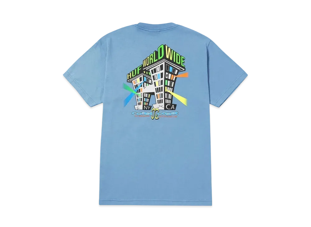 HUF Spring 24 Club House Tee "Slate Blue"