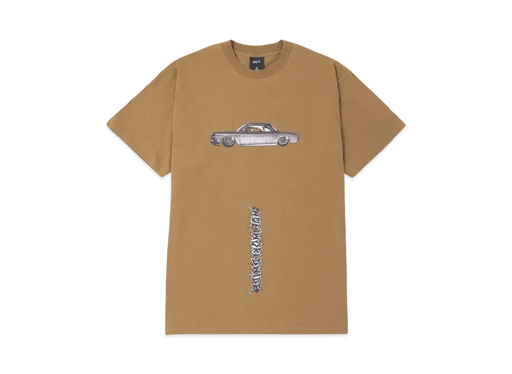 HUF Spring 24 Car Club Tee "Camel"