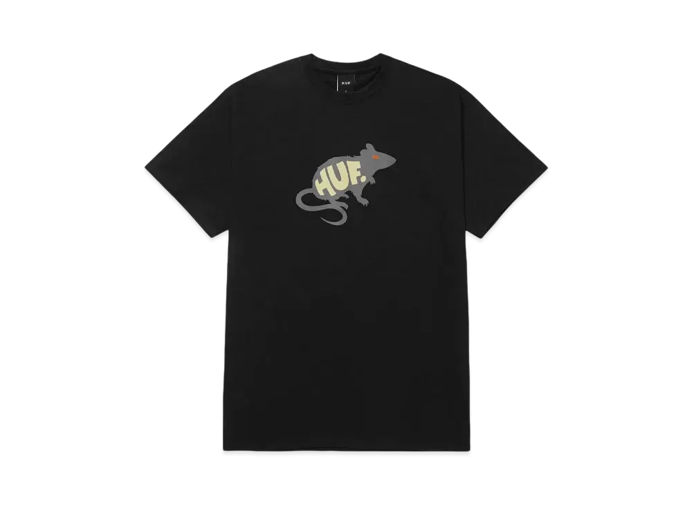 HUF Spring 24 Mans Best Friend Tee "Black"