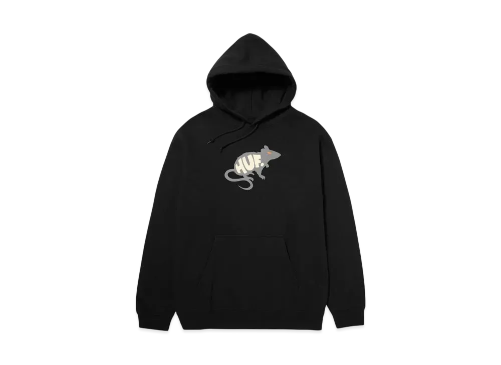 HUF Spring 24 Mans Best Friend Hoodie "Black"