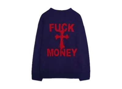 Supreme Fuck Money Sweater "Navy"