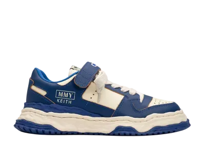 Maison MIHARA YASUHIRO KEITH OG Sole Leather Low-top Sneaker "Blue/White"