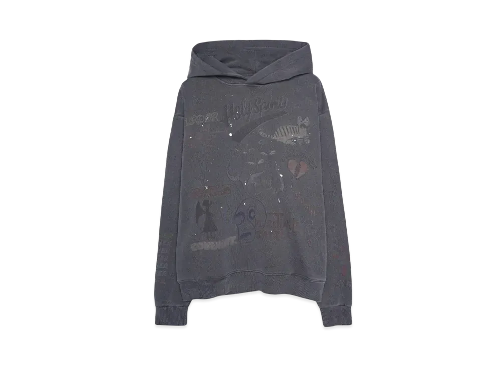 SOMEIT W.O.G VINTAGE HOODIE "STONE GREY"