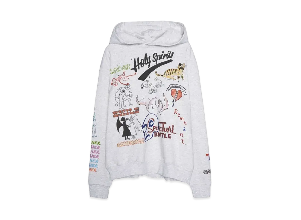 SOMEIT W.O.G VINTAGE HOODIE "VINTAGE OAT MEAL"