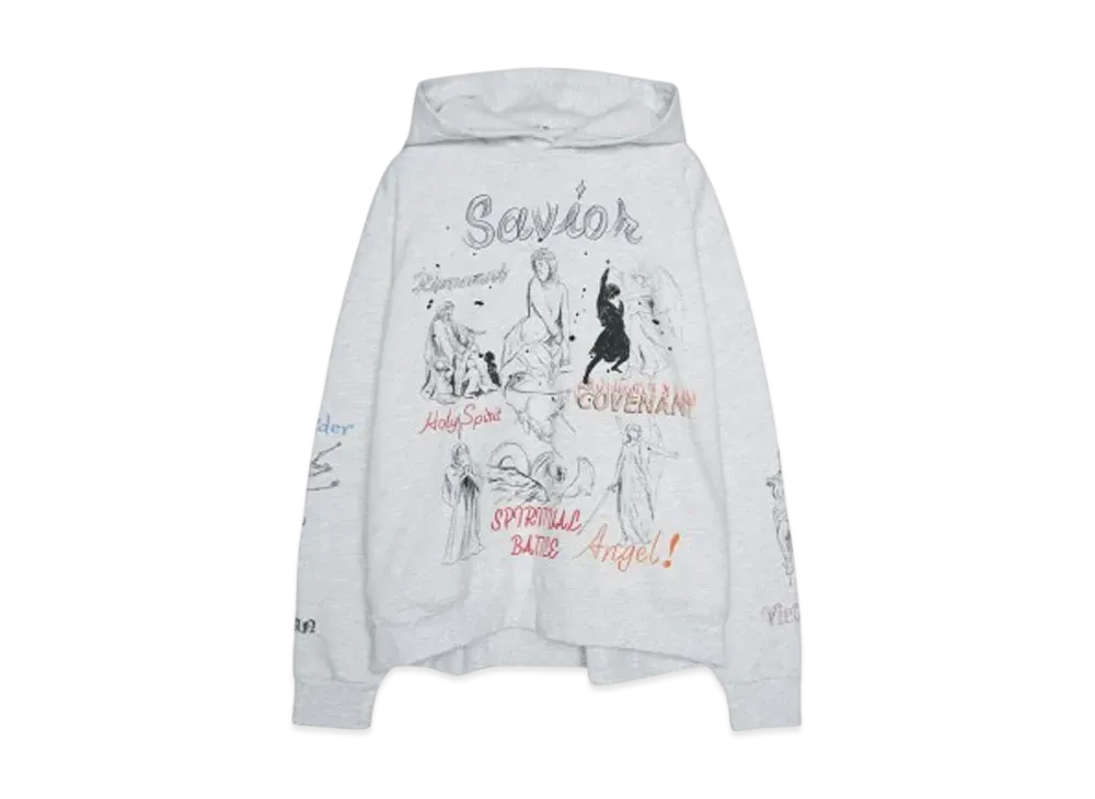 SOMEIT W.O.L VINTAGE HOODIE "VINTAGE OAT MEAL"