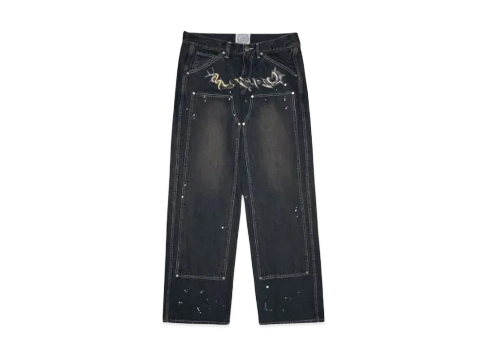 SOMEIT SOLVER VINTAGE DENIM PANTS "INDIGO BLUE"