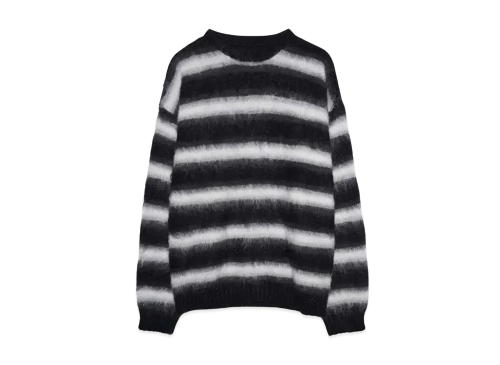 MINEDENIM Blurry Border Mohair Knit Pullover "BLT"