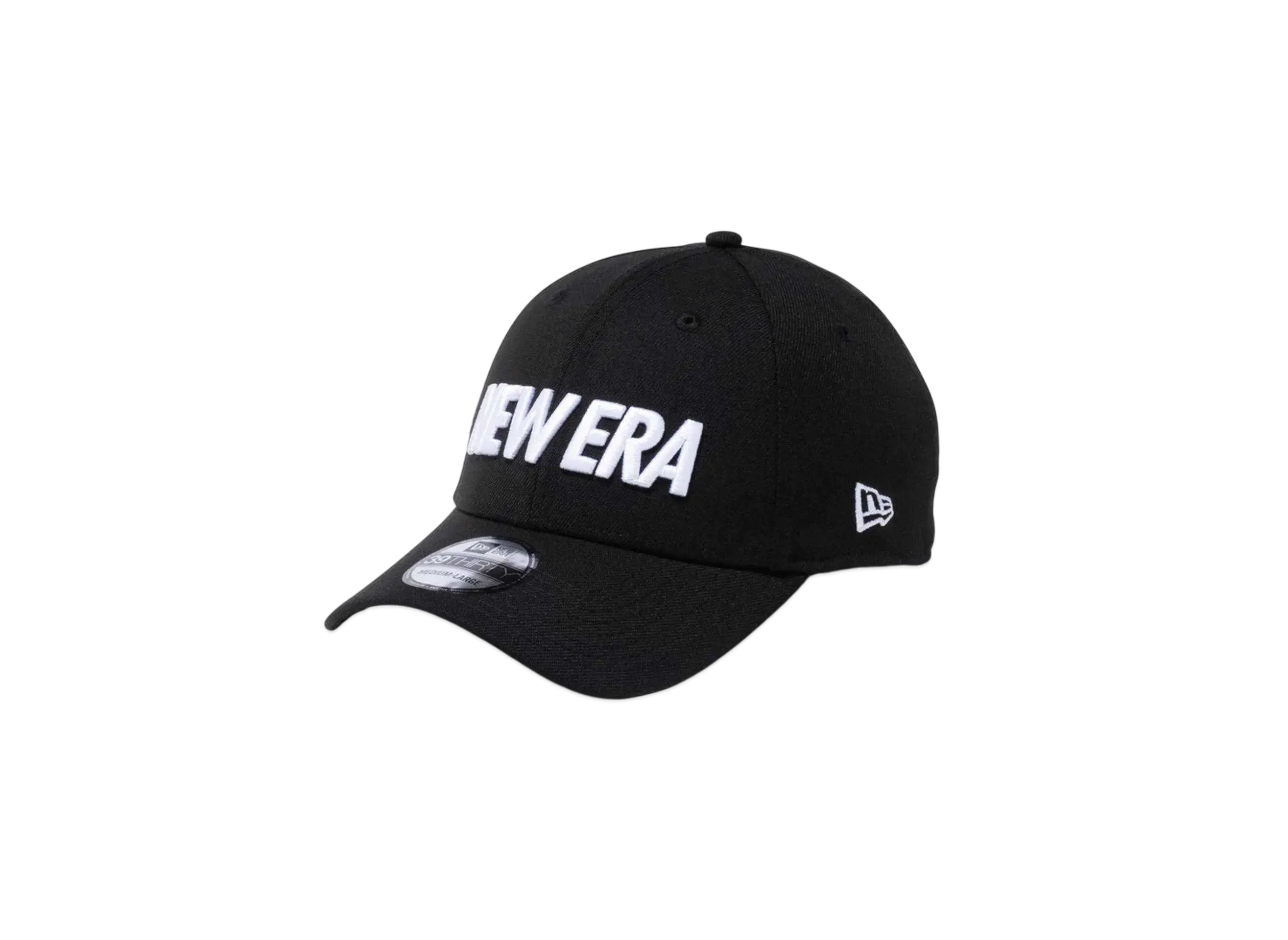NEW ERA 39Thirty Wordmark Logo "Black/White"