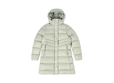 Marmot Women's 750FP Hood Long Jacket "Moss Gray"