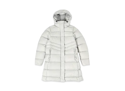 Marmot Women's 750FP Hood Long Jacket "Light Gray"