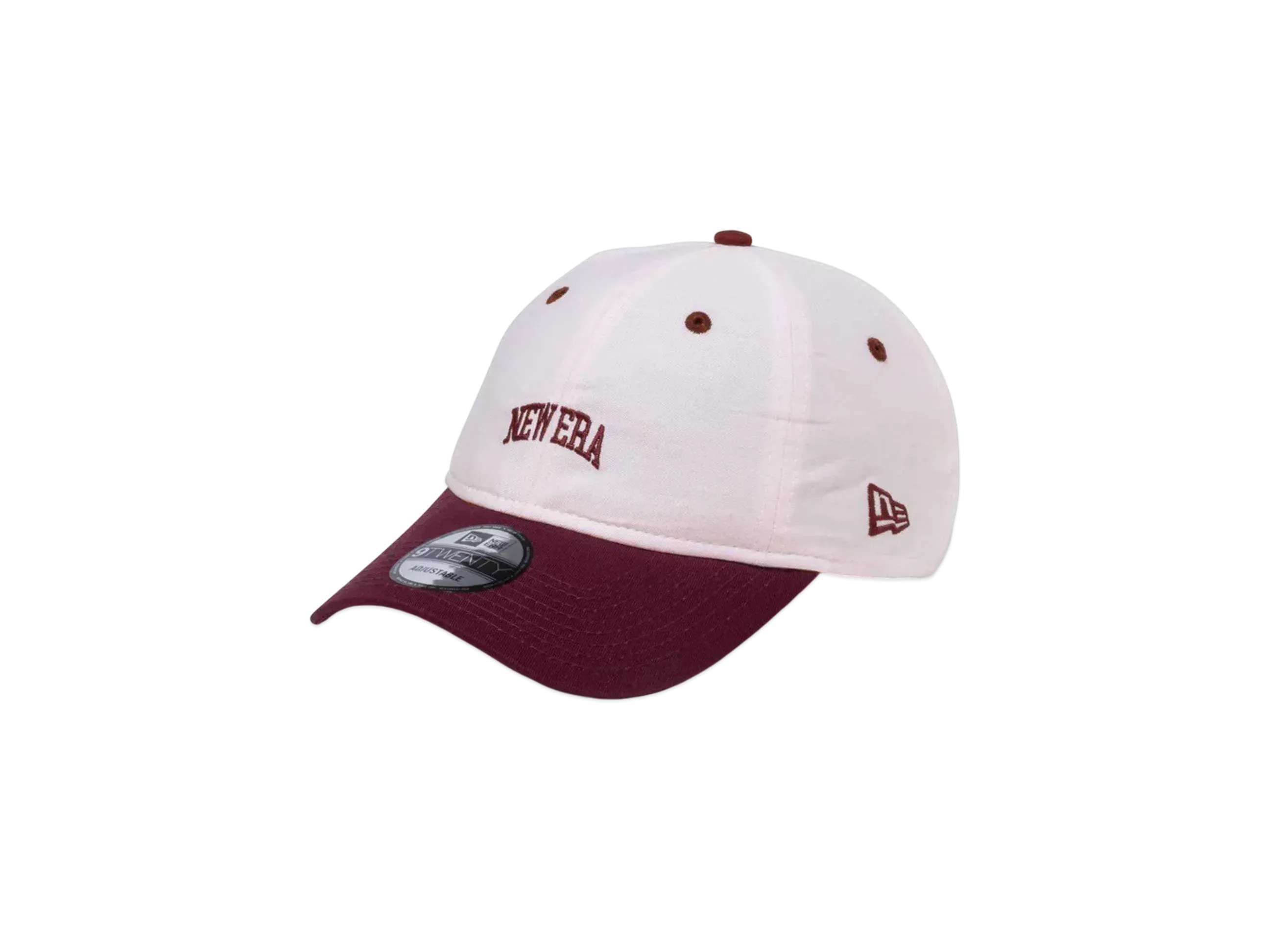 NEW ERA 9Twenty Oxford College Logo Maroon Visor "Pink"