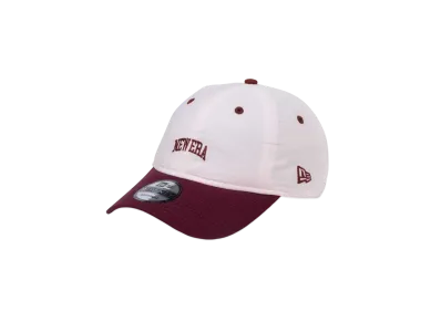 NEW ERA 9Twenty Oxford College Logo Maroon Visor "Pink"