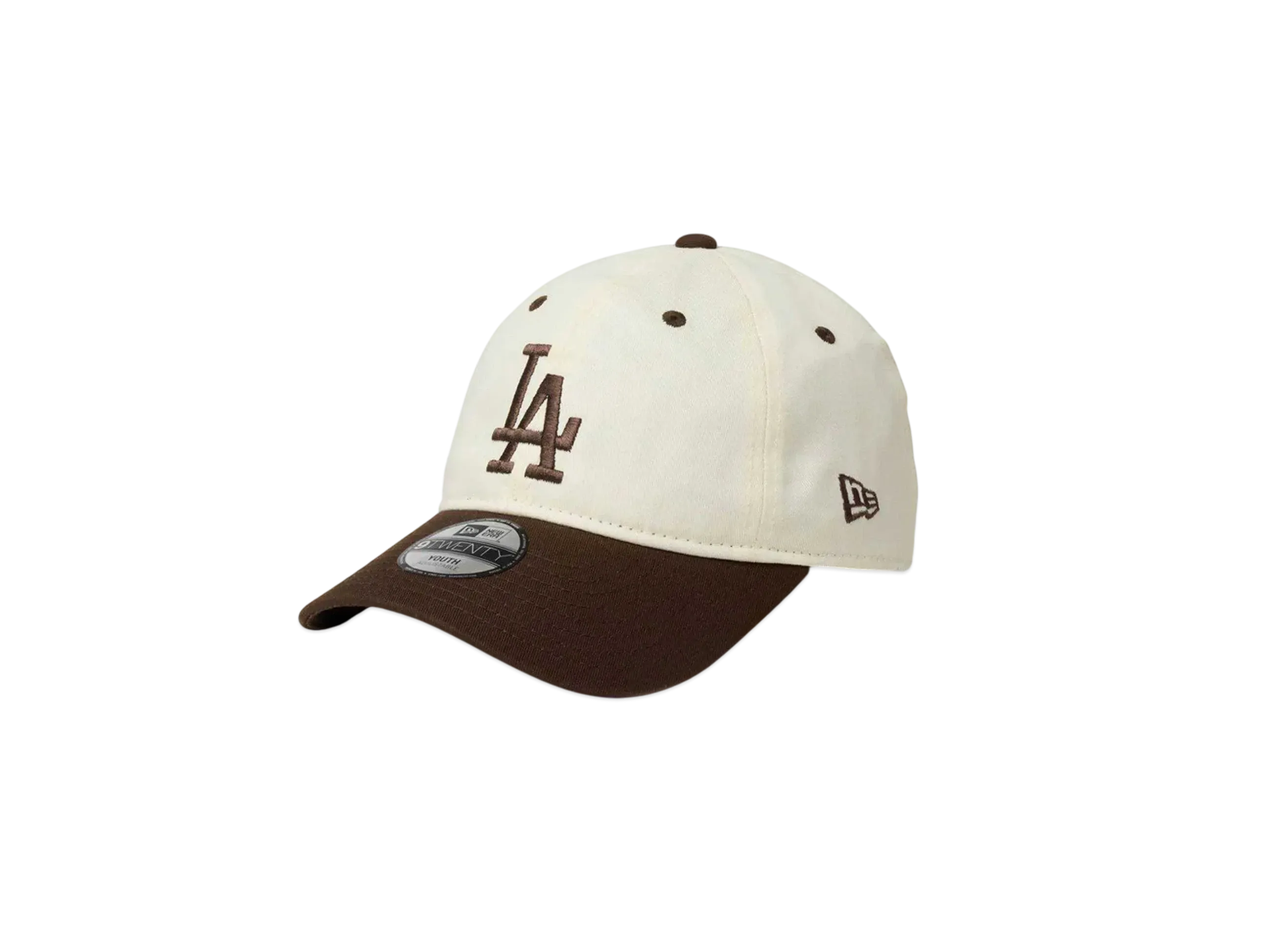 NEW ERA Youth 9Twenty MLB 2-Tone Los Angeles Dodgers "Chrome/Brown"