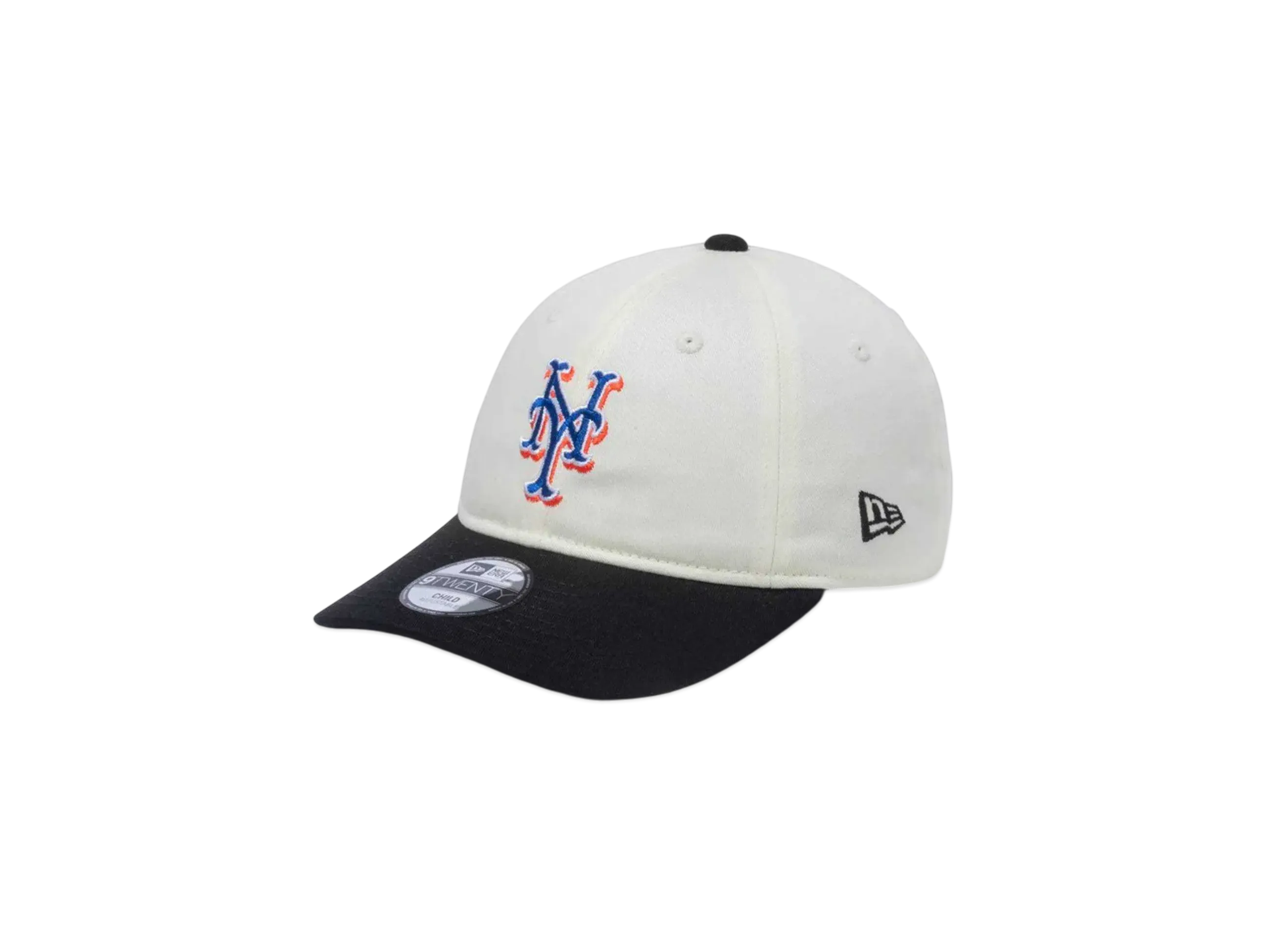 NEW ERA Child 9Twenty MLB 2-Tone New York Mets "Chrome White/Black"