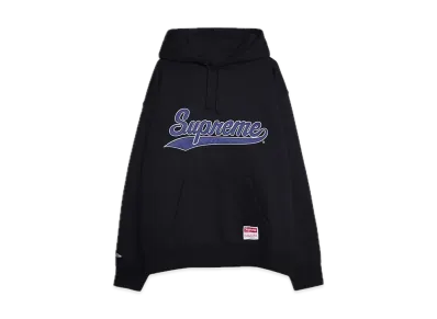 Supreme x Mitchell & Ness NCAA Hooded Sweatshirt "Black"