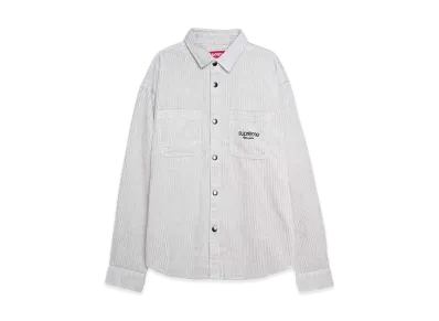 Supreme Wide Wale Corduroy Snap Shirt "Stone"
